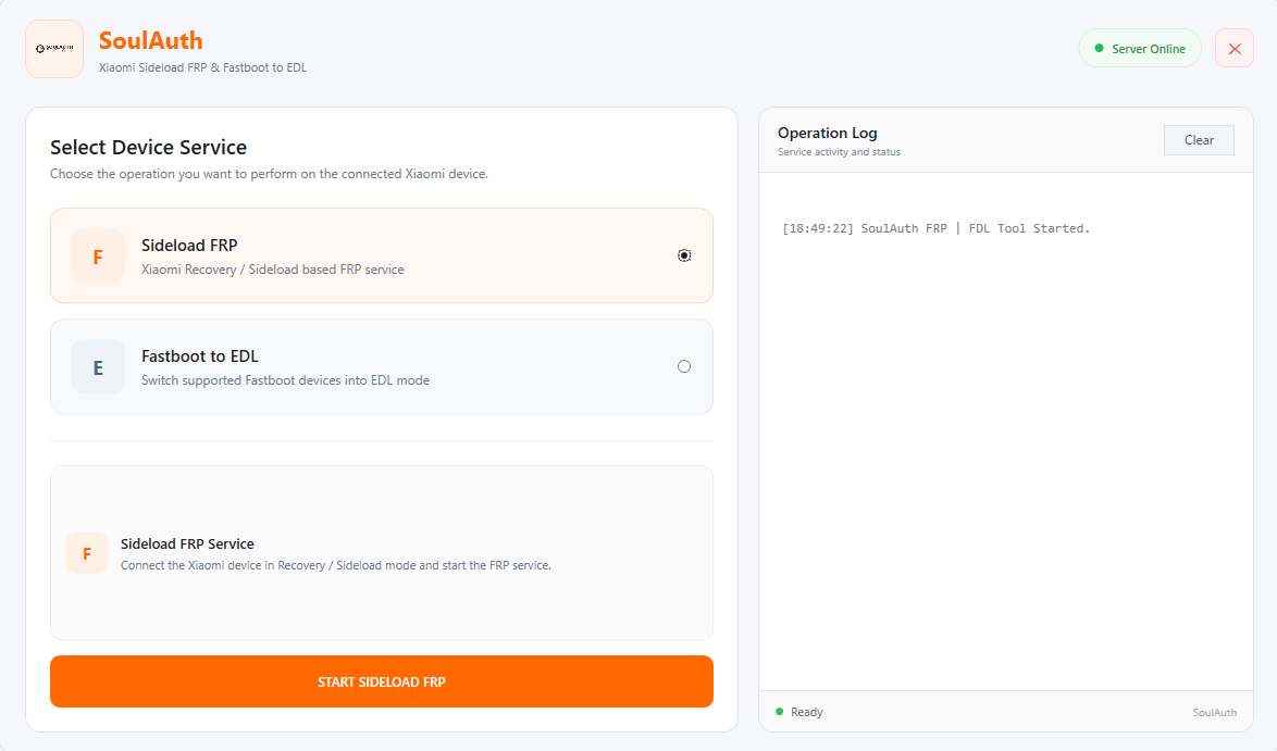 SoulAuth Interface 2